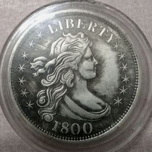 1800 Draped Bust Dollar. 10 Arrows